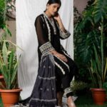 Black Georgette 3Pcs Suit Set