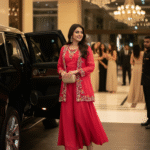 Royal Garden Silk & Organza 3Pcs Fusion Set