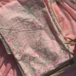 UNSTITCHED SALWAR SUIT 3PCS SET | LIGHT PINK