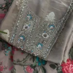 UNSTITCHED SALWAR SUIT 3PCS SET | Antique Taupe